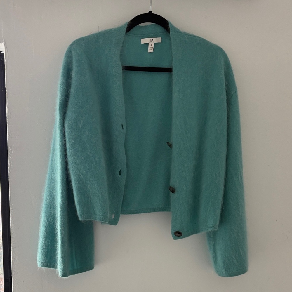 Banana Republic Turquoise Cardigan Sweater